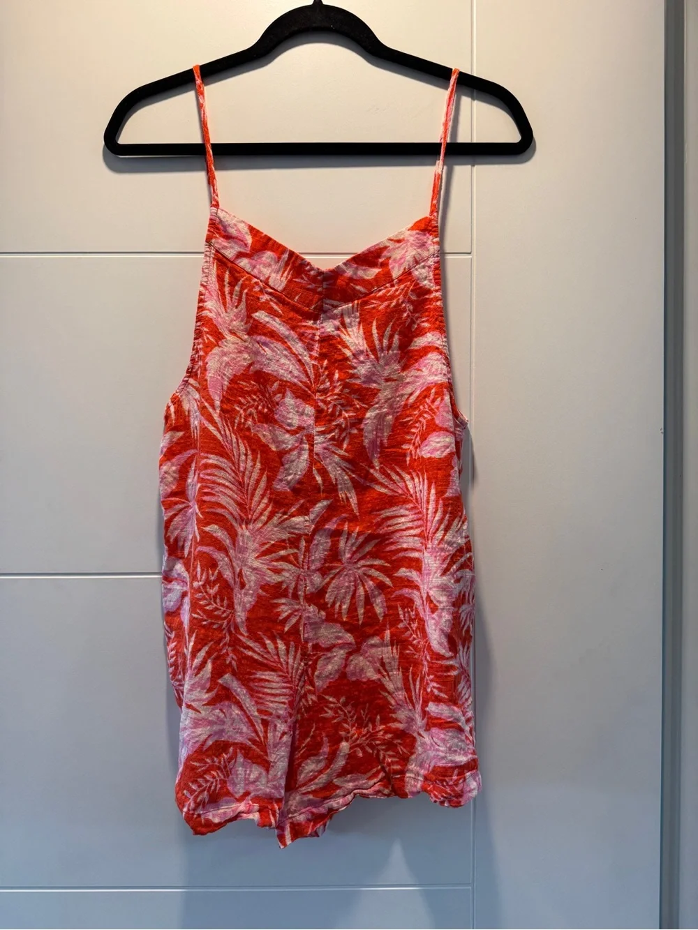 Rip Curl Red and Pink Tropical Print Romper - Picture 7 of 7